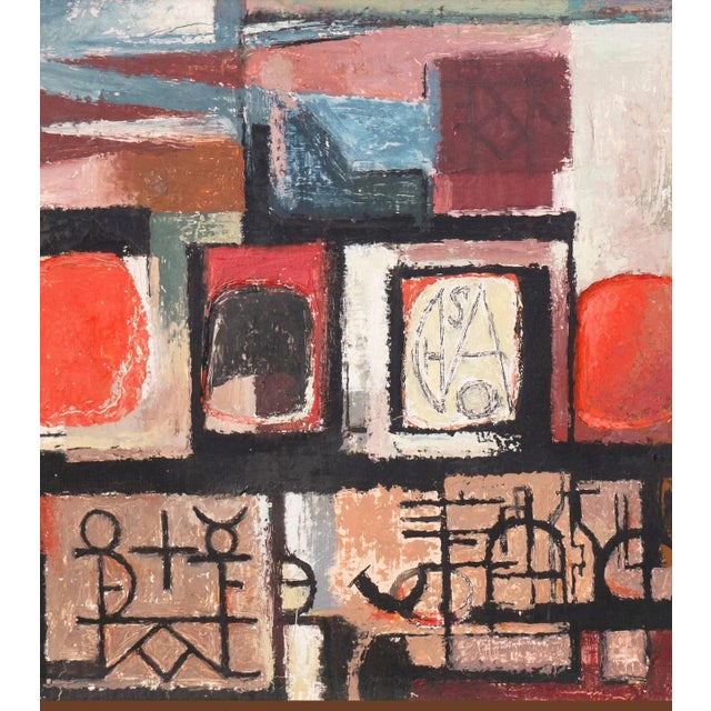 Jon Cornin 'Geometric Interior' by Jon Cornin, 1957 For Sale - Image 4 of 9