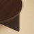 Contemporary Round Coffee Table in Smoked Oak by Lebanto For Sale - Image 3 of 4