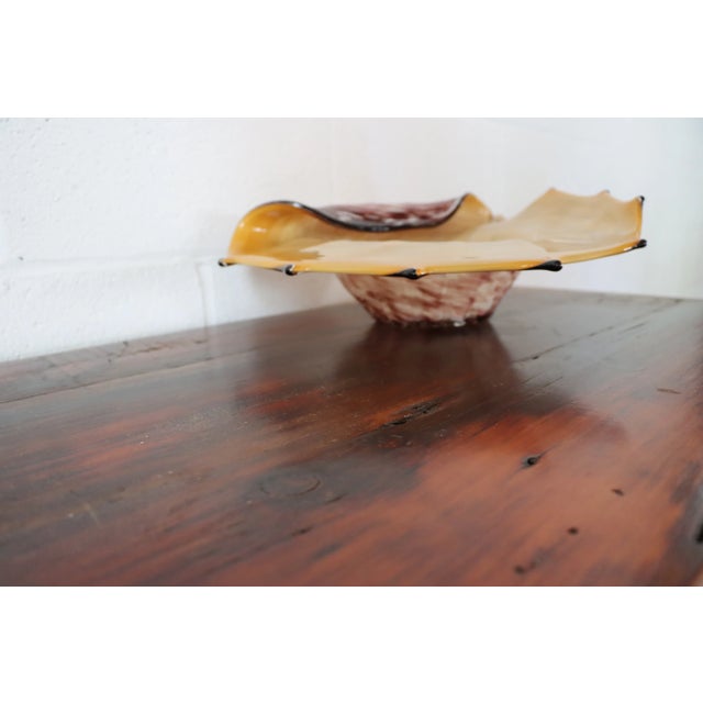 Glass Art Glass Bowl For Sale - Image 7 of 9