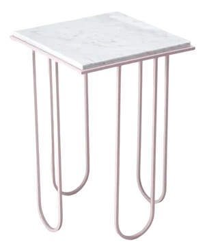 LoLa Carrara Marble Side Table from DFdesignLab