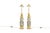 Pair of Canton porcelain and gilt bronze lamps. Work realized circa 1880 This piece is designed in the style of the...