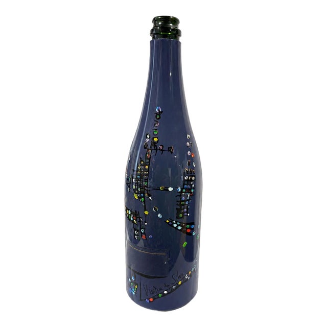 Crystal Vase by Maria Helena Vieira da Silva For Sale