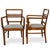 Art Deco Walnut Armchairs, Bohemia, 1930s, Set of 2 For Sale - Image 4 of 7