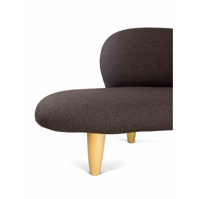 Wood Freeform Sofa in Wood and Fabric by Isamu Noguchi for Vitra, Germany, 2002 For Sale - Image 7 of 8