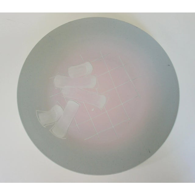 1970s Vintage Mid-Century Modern Art Pottery Platter For Sale - Image 12 of 12