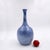 Large Vintage Long-Necked Vase in Blue Glazed Terracotta For Sale - Image 6 of 12