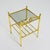 Mid-Century Modern Hollywood Regency Brass Side Table by Messing, 1980s For Sale - Image 9 of 11