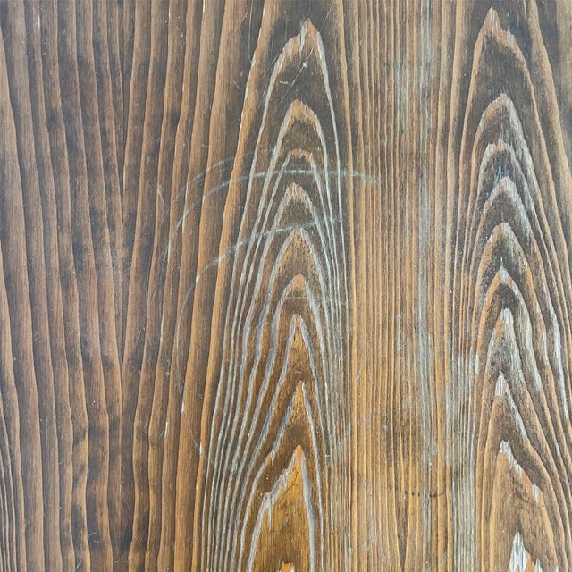 Italian Modern Wooden Bench, 1970s For Sale - Image 11 of 12