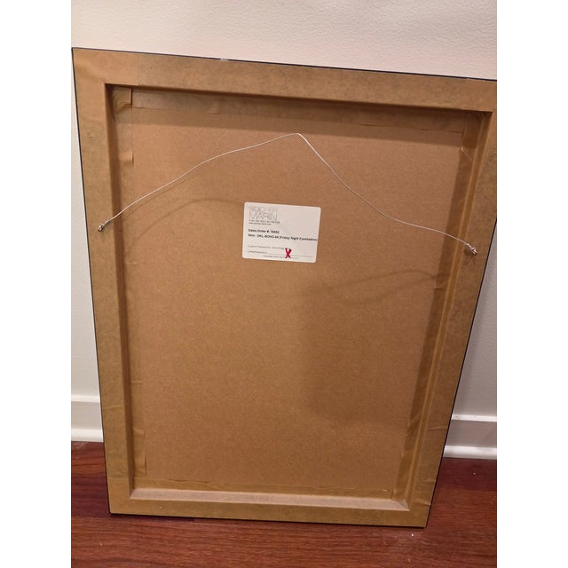 2010s Soicher Marin "Friday Night Eyeshadow" Framed Print for One Kings Lane - After M. Racine For Sale - Image 5 of 6
