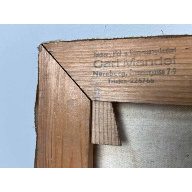 1960s G. Linder, River Landscape, 1960s, Oil on Canvas & Paint For Sale - Image 5 of 6