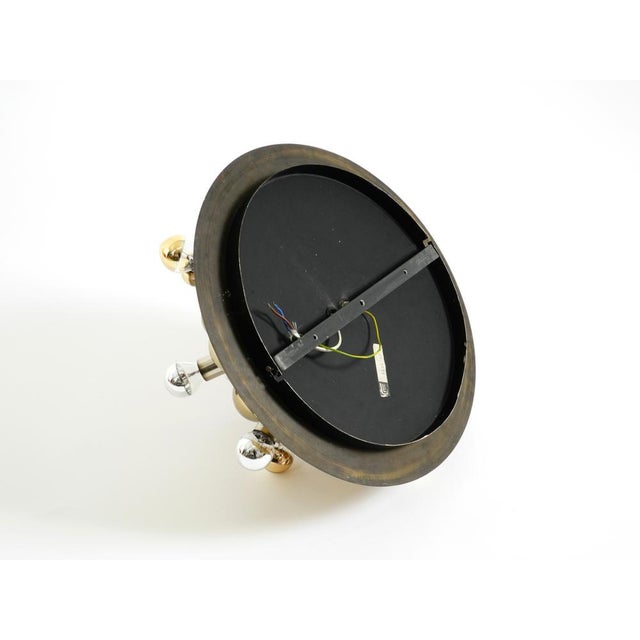 Large Space Age Sputnik Ceiling Lamp in Brass from Cosack Leuchten, 1970s For Sale - Image 18 of 18