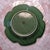 Mid-Century Modern Vintage Bordallo Pinheiro Green Cabbage Majolica Dish Plate Large 12” For Sale - Image 3 of 5