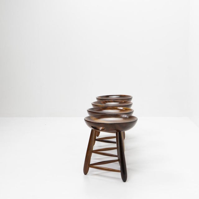 Wood Mocho Stool by Sergio Rodrigues for OCA, 1950s For Sale - Image 7 of 18