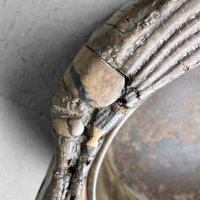 Meiji Tree Trunk Hibachi, Japan, 1890s For Sale - Image 15 of 18