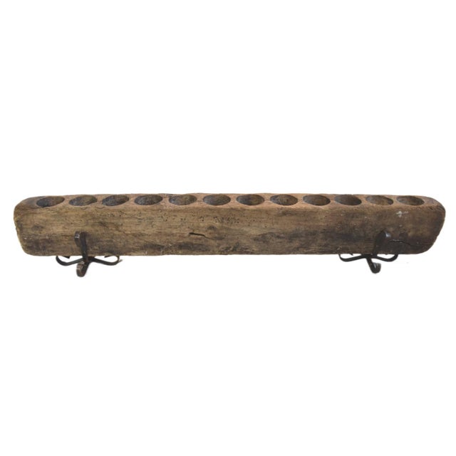 Vintage Mexican Sugar Mold Votive Candle Holder Centerpiece For Sale In Los Angeles - Image 6 of 6