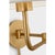 Visual Comfort Barbara Barry for Visual Comfort Signature Go Lightly Swing Arm Wall Light in Gild with Linen Shade For Sale - Image 4 of 8