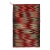 1980s Vintage Sofreh Kilim Rug in Red, Pink and Blue Zig Zag Patterns For Sale