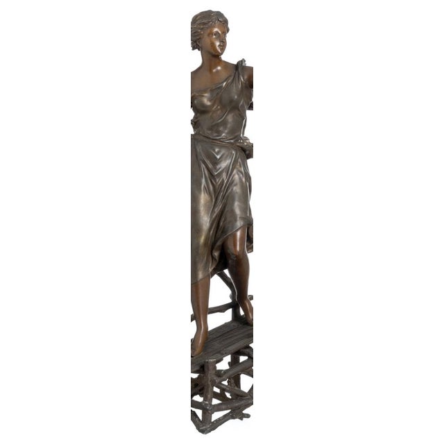 Metal Ernest Rancoulet, Myosotis, Bronze For Sale - Image 7 of 8
