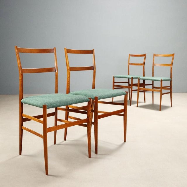 699 Superleggera Chairs by Gio Ponti for Cassina, 1960s, Set of 4 For Sale - Image 9 of 9