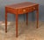 Late 19th Century English Serpentine Bow Front Writing Desk or Side Table of Inlaid Mahogany For Sale - Image 5 of 14