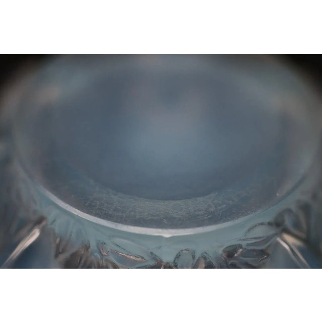 Glass 1920s Rene Lalique Opalescent Glass 'Rampillon' Vase For Sale - Image 7 of 9