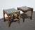 McGuire Pair of Vintage McGuire Brown Bamboo Rattan End Tables ~ Side Table For Sale - Image 4 of 17