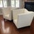Upgrade your living space with this set of 2 Shabby Chic lounge armchairs. These chairs feature a unique modern design...