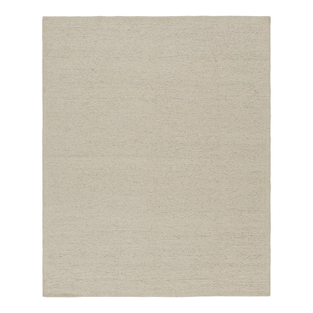 Rug & Kilim’s Contemporary Textural Rug in Tones of Cream and Off-White - 9x12 For Sale
