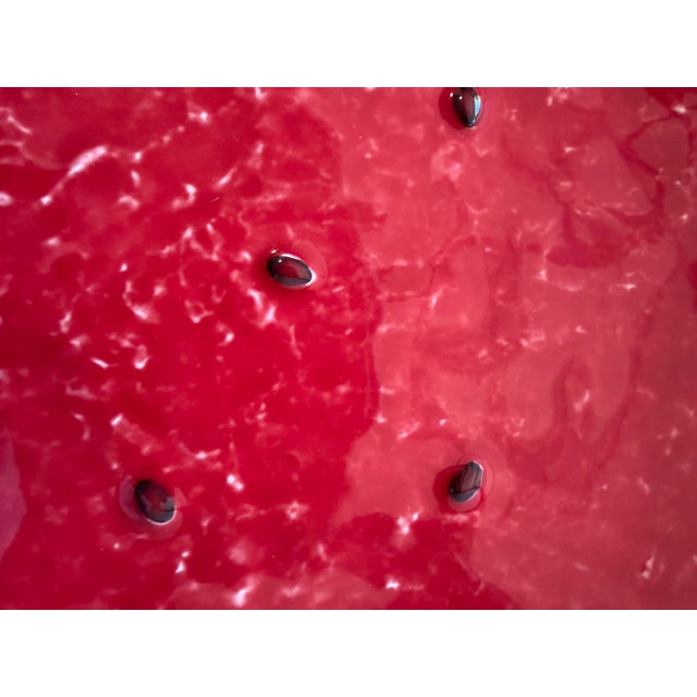 Bordallo Pinheiro Watermelon Charger Plate Watermelon Plates Platter For Sale - Image 10 of 15