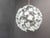 Brutalist Sputnik Chandelier in Glass, 1970s For Sale - Image 4 of 4