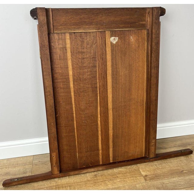 Antique French Walnut Wall Mirror For Sale - Image 12 of 13