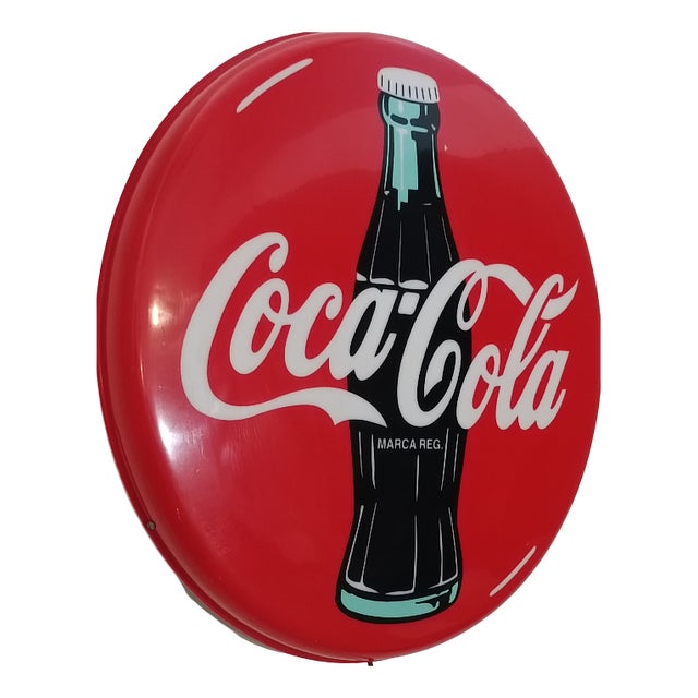 Illuminated Coca-Cola Sign, 1997 For Sale