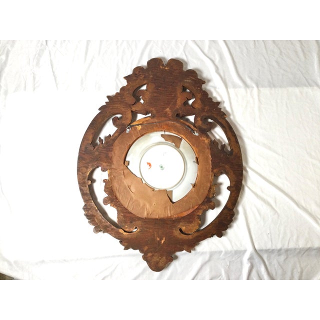 Gold Elaborately Framed Cabinet Plate, Germany, Circa 1900 For Sale - Image 8 of 9