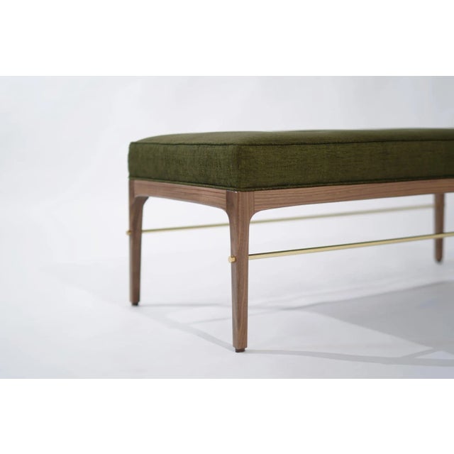 Linear Bench in Natural Walnut Series 48 by Stamford Modern For Sale - Image 10 of 12