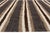 Taurus Collection Striped Brown, White, Grey, Goat Hair Rug by Doris Leslie Blau For Sale - Image 4 of 8