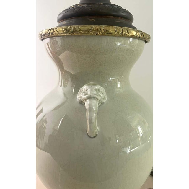 Lamp in Cracked Glazed Chinese Porcelain, 1800s For Sale - Image 12 of 15