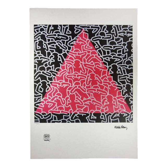 Keith Haring, Figurative Composition, 1990s, Limited Edition Lithograph For Sale