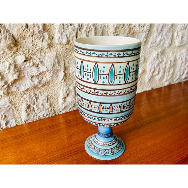 Mid-Century Ceramic Vase by Louis Bacculini, Vallauris, 1960s For Sale - Image 11 of 18