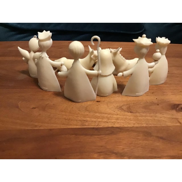 1960s Mid Century Nativity Set Sigillo Garanzia Italy Christmas For Sale - Image 5 of 7