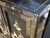 Vintage Oriental Chinese Chinoiserie Black Lacquer Cabinet W Drawers 2of2 For Sale - Image 14 of 18