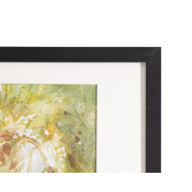 Contemporary Watercolor Painting of Tropical Landscape by Bill Abell For Sale - Image 3 of 7