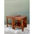 Wood Vintage Rattan Pie Slice Side Tables After Frankl For Sale - Image 7 of 15