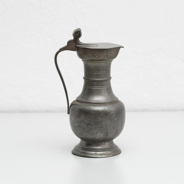 Vintage Traditional Metal Lidded Jug, 1970s For Sale - Image 9 of 18
