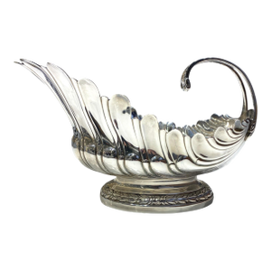 Stunning Metropolitan Museum of Art Silver Plate Reproduction of a Gravy Sauce Boat by Pierre-Adrien Dachery