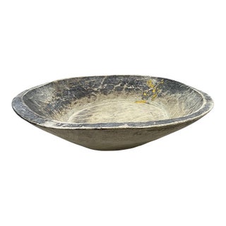 Vintage Wooden Parat Bowl - Small For Sale