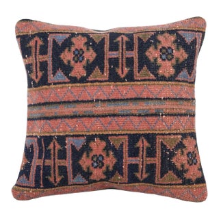 Turkish Oushak Rug Pillow Cover For Sale