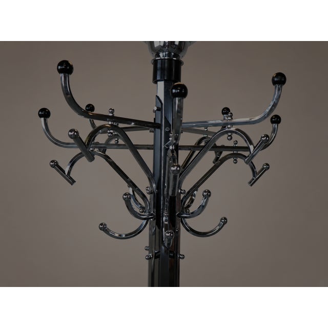 1920s Large Art Deco Coat Rack/Floor Lamp, 1920s For Sale - Image 5 of 15