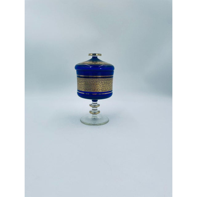 Mid-Century Modern Decorative Glass Chocolate Box, 1956 For Sale - Image 8 of 8