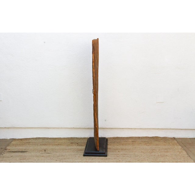 Wood Early 1800's Architectural West African Door For Sale - Image 7 of 8