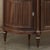 Auburn Mid 20th Century Grand French Louis XVI Mahogany Round-Sided Buffet With Carrara Marble For Sale - Image 8 of 18
